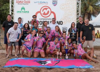 São Pedro bate o Estadual e fatura o penta do Metropolitano de beach soccer feminino